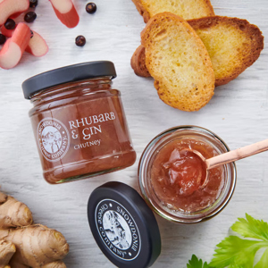 Snowdonia Rhubarb & Gin Chutney 114g